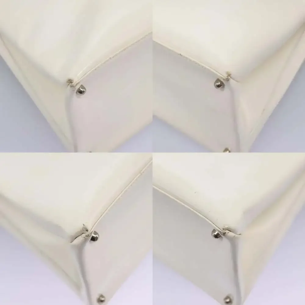 GUCCI Hand Bag Enamel White - Picture 10 of 13